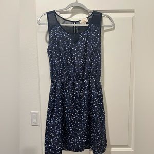 Collective Concept Navy Floral Mini Dress